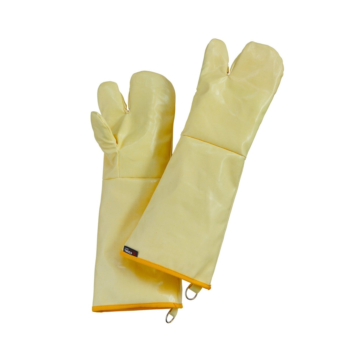 Guanti anticalore a 3 dita Silitherm Cook C2XKS/25, certificati per contatto alimentare e resistenti fino a 350°C, ideali per uso professionale in forni e cucine industriali