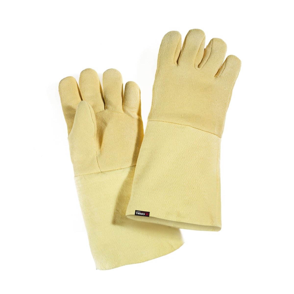 Guanti anticalore S5MK/18 a 5 dita in fibra aramidica, resistenti fino a 500°C, ideali per ambienti ad alta temperatura