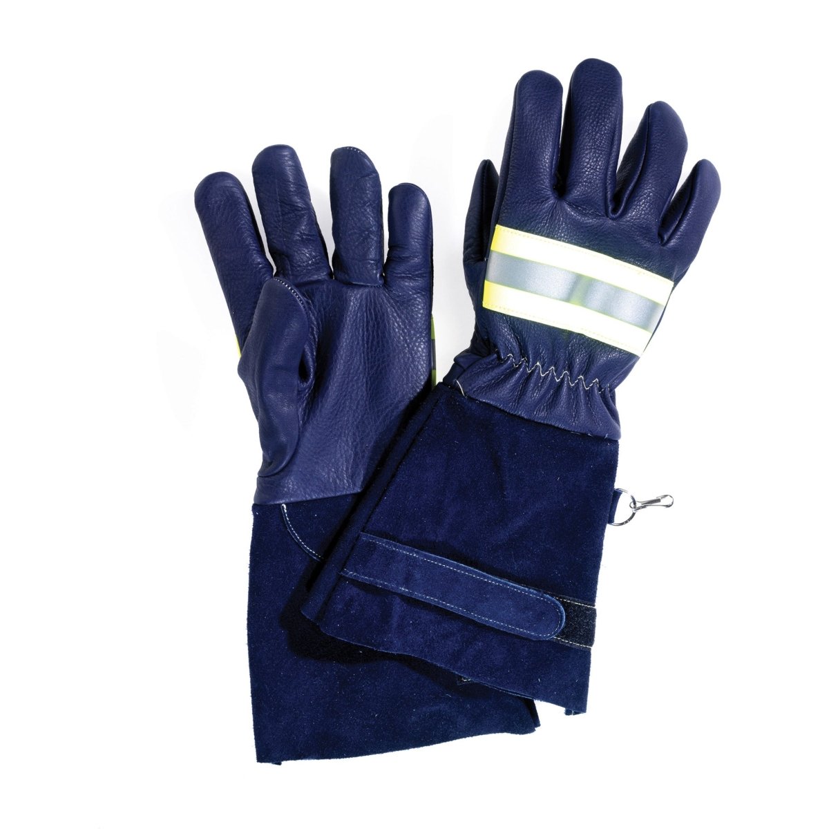 Guanti FLAME AIB 659 in pelle per vigili del fuoco, progettati per garantire protezione avanzata, resistenza al calore e massima mobilità durante gli interventi