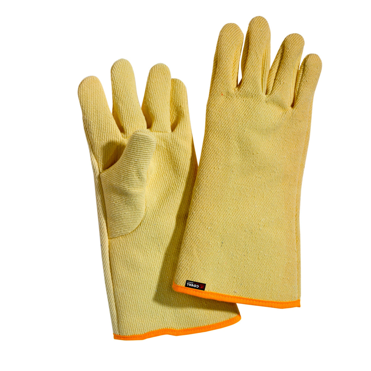 Guanti anticalore Hotworks modello S1TK/18 in fibra aramidica, resistenti fino a 350°C, progettati per garantire protezione termica e comfort durante lavorazioni ad alta temperatura.