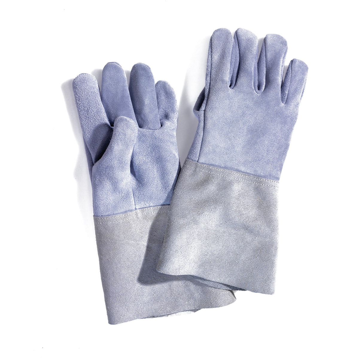 Guanti da saldatura Hotworks modello S5/15WELD in crosta termica, resistenti al calore e progettati per offrire protezione e durata nelle lavorazioni di saldatura professionale.